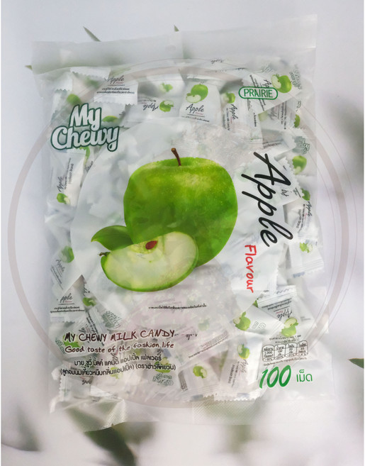 13. 태국 사과맛 젤리외 15종 하오리위안 마이츄이 밀크츄 태국젤리 밀크캔디 태국옥수수젤리, 3개, 360g