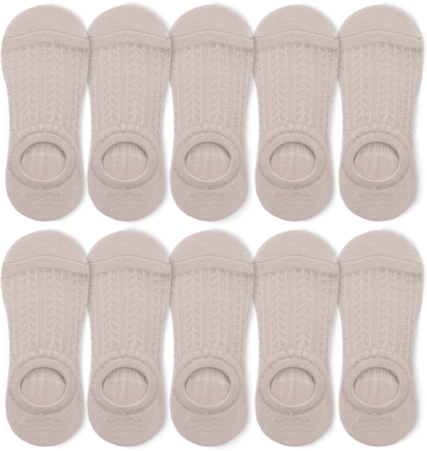 리리블리 메쉬 여성 덧신 양말 페이크삭스 10켤레 세트