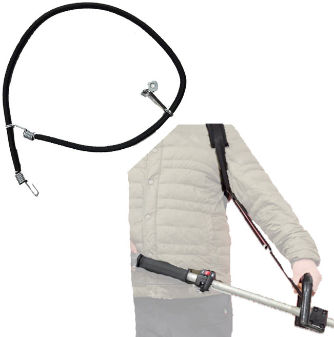 예초기 보조밴드 어깨끈 보조끈 멜빵 예초기날 무게경감 탄력고무줄, 1개