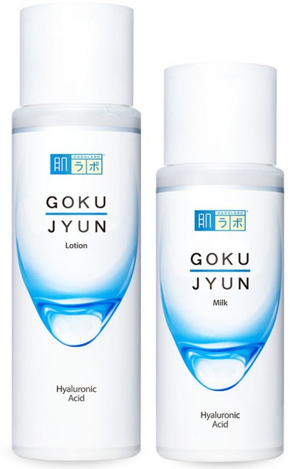 하다라보 고쿠쥰 로션(고보습화장수) 170ml +하다라보 고쿠쥰 밀크(고보습에멀전) 140ml, 1세트