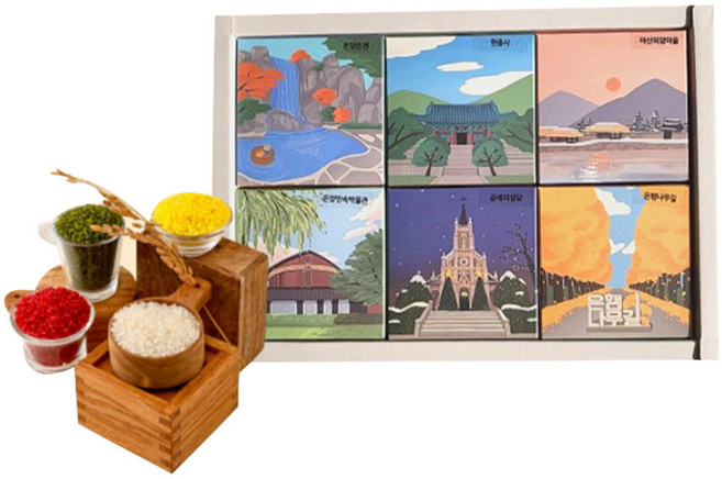 아산을담다 6종선물세트(랜덤구성), 1개