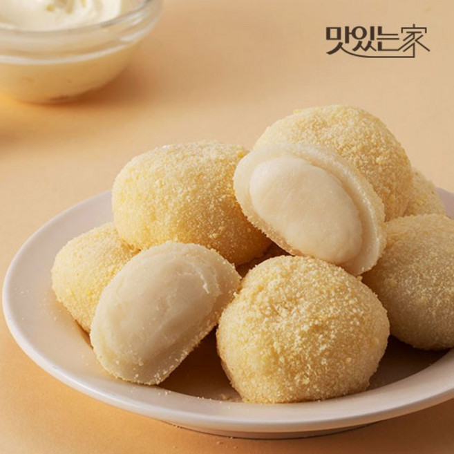 화과방 크림치즈찰떡 8개입 아이스찹쌀떡 개별포장 모찌, 35g
