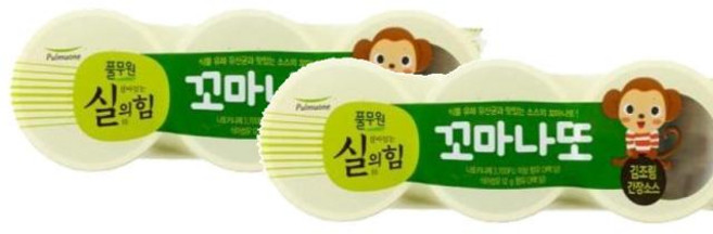 풀무원 꼬마나또 김조림 간장소스맛 3입, 2개, 89.7g