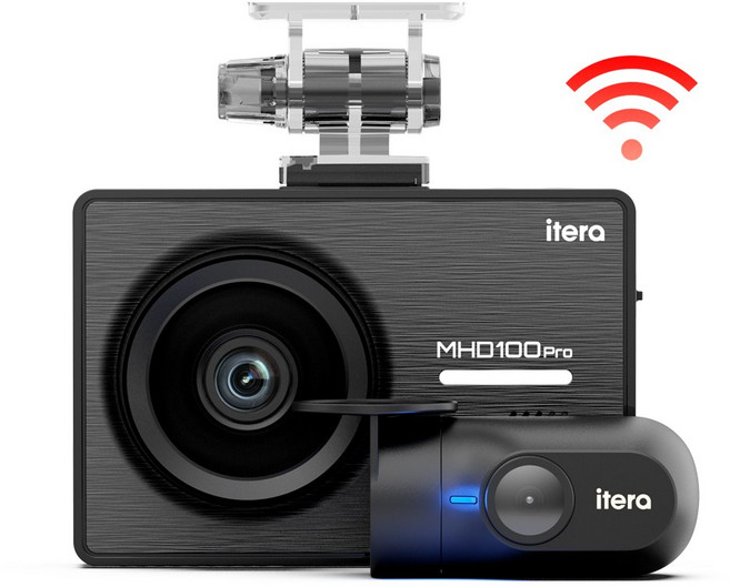 [상시케이블+차량시가잭포함]최신 2채널 블랙박스 FHD/HD 아이테라 MHD100 와이파이 스마트폰연동 초절전 ADAS 과속방지안내 앞차출발 차선이탈 번호판인식강화, 자가장착+시가잭+리더기+쿠폰, 32GB