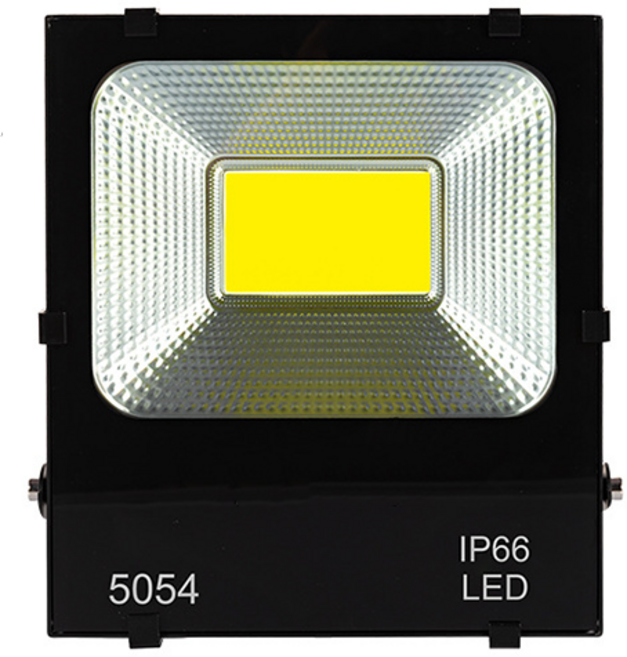 LED投射燈 COB高亮度節能燈泡 IP66防水戶外照明 鋼化玻璃耐用防護, 工業級-厚款50W-白光110V-220V通用, 1個