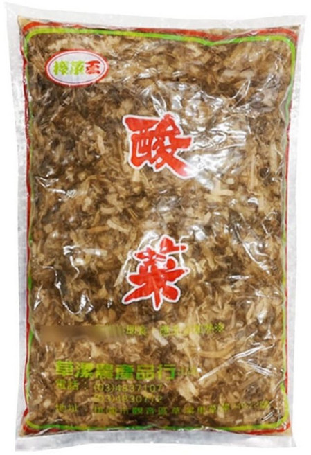 榨菜王 酸菜 開胃小菜 傳統工藝 台灣風味, 2.4kg, 1個