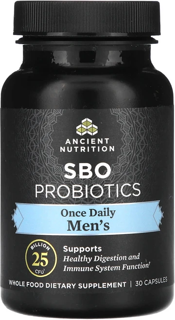 Ancient Nutrition 남성용 SBO 프로바이오틱 250억 CFU 30 캡슐 - 쿠팡