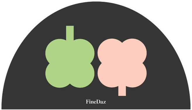 파인다즈 블레싱 빨아쓰는 규조토 발매트, 네잎클로버 듀오