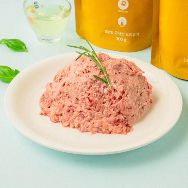 노블쿤 오리분쇄육 스탠다드 대용량, 10개, 1kg