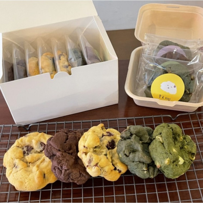 루밀 르뱅쿠키 수제쿠키 답례품 [원산지:상세설명에 표시], 1개, 110g, 더블 초코 쿠키