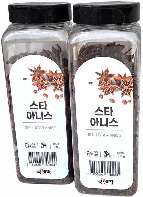 새마원 쿡앤딱 스타아니스 팔각향 홀 180g 오향 동파육 뱅쑈 족발 팔각회향 마라탕, 2개