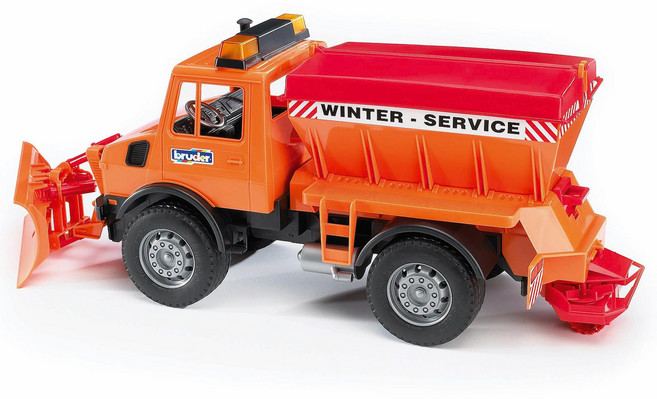 블루더 MB Unimog 제설차 BR02572, 1개