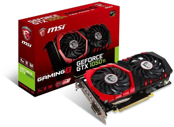 MSI TWIN FROZR VI 쿨링 시스템 탑재 게임 그래픽 카드 GeForce GTX 1050 Ti GAMING X 4G, 상세페이지 참조