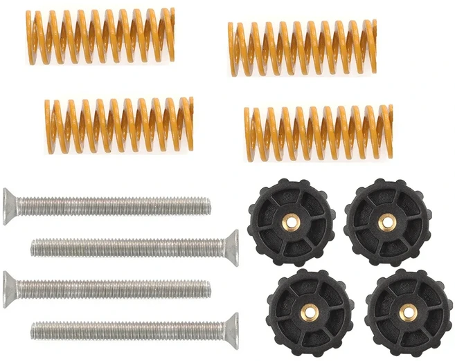 3D 프린터 부품 가열 침대 스프링 레벨링 키트 조정 + CR-10 Ender 핫베드 용 나사, 05 M3 Leveling Kit