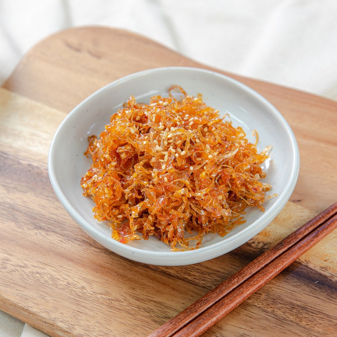 백년찬방 오징어 실채볶음 수제 가정식 반찬, 1개, 150g