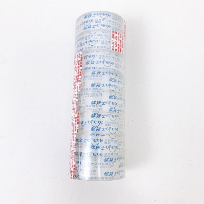 【品華選物】北極熊 鹿頭 膠帶 18mm*23y 歐菲士 18mm*23y 8入, 1個, 歐菲士 18mm*23y  8入