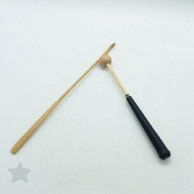 전통 악기 연주 도구 나무 막대 타악기 채 세트 국악 놀이 학습 교구 문화 체험, 1개