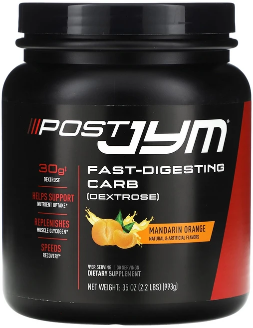 JYM Supplement Science Post JYM Fast-Digesting Carb Mandarin Orange 2.2 lbs (993 g), 1개 - 쿠팡