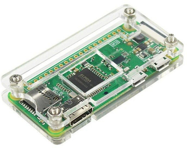 라즈베리 파이 제로 2 W 케이스 투명 블랙 쉘 아크릴 박스 1.3, 01 CN, 02 Transparent, 1개