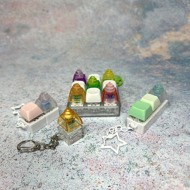 펫더월드 빛나는 똥 키캡, 퍼플젤리