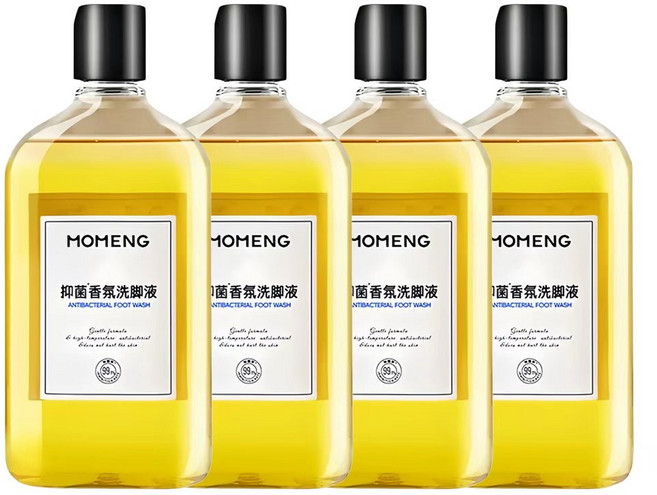 MOMENG 抑菌香氛洗腳液, 4件, 2L, 4入