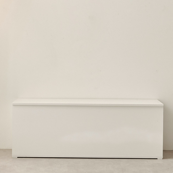 스칸디무드 커스트 윈도우시트 수납벤치 소파 1200, 화이트, 1개