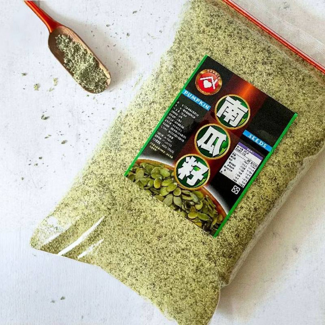亞麻幸福之家精選深色純南瓜籽粉（台北泰山工廠）, 1個, 600g