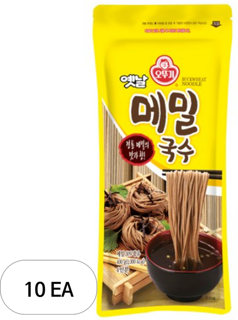 오뚜기옛날 메밀국수, 400g, 10개