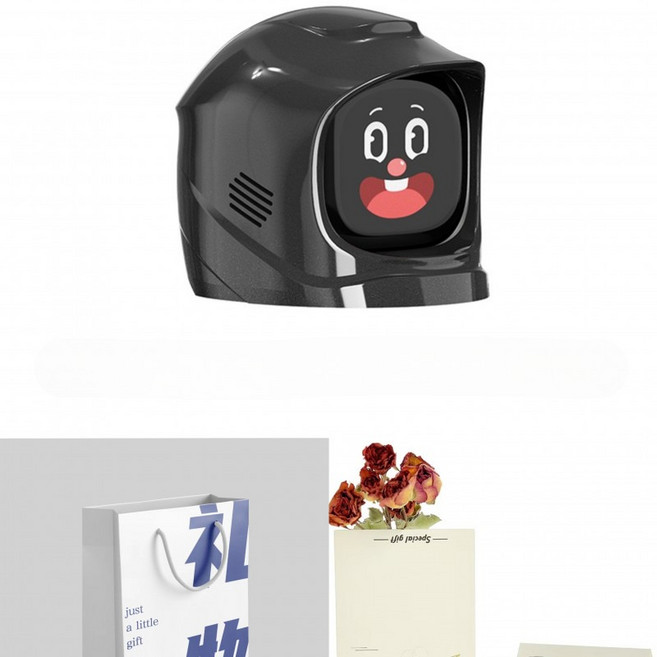 MANGOGO 자동차 장난감 장식품 로봇 장식품, 1개, 블랙