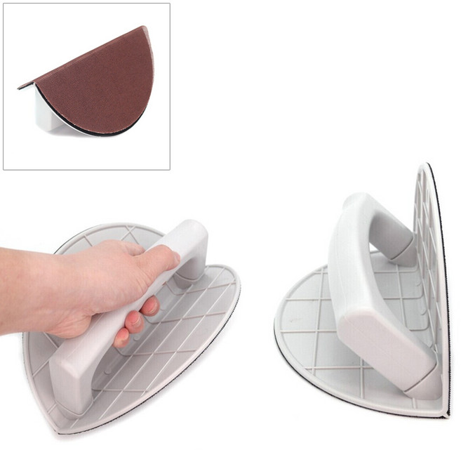 아이베란다 모서리 원형 손사포 대형 샌더기 샌딩 손잡이, 2개