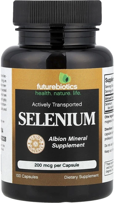 Futurebiotics 셀레늄 200mcg 캡슐 100정, Futurebiotics셀레늄200mcg캡슐100정, 1개 - 쿠팡