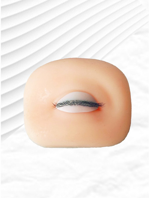 3D 속눈썹 마네킹 실리콘 트레이닝 이식 소재 도구 연습 대량 액세서리, D N