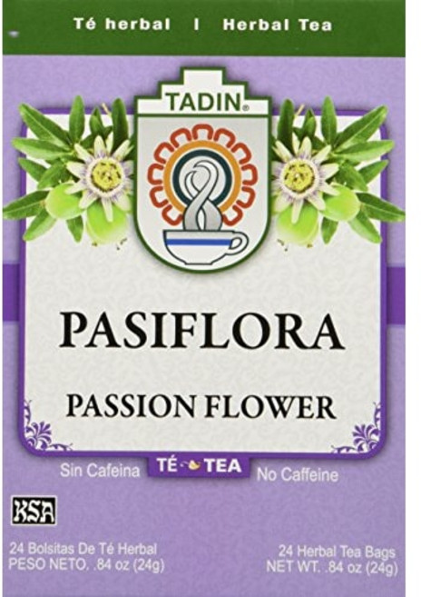 타딘 티 파시플로라 - 패션 플라워 티 Tadin Tea Pasiflora - Passion Flower Tea 24 Tea Bags, 1개입, 1개