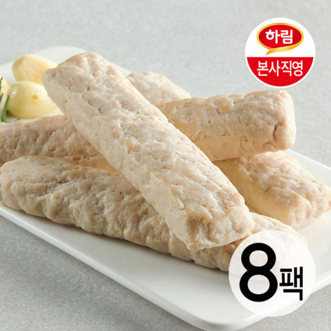 하림이닭 닭가슴살 리얼바 갈릭 80g 8팩, 8개