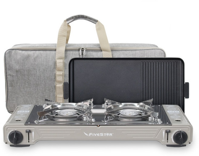 파이브스타 트윈버너 그랜드 캠핑세트 투버너 가스 버너