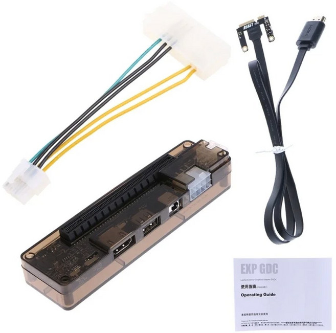 케이블 이산 외장 비디오 그래픽 스테이션 노트북 카드 도킹, 기본, 01 75cm