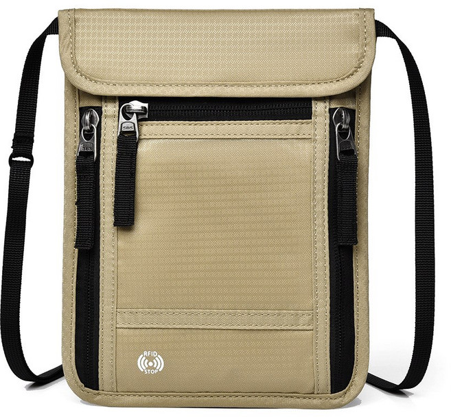 파크라이프 RFID차단 안티스키밍 여권 케이스 크로스백