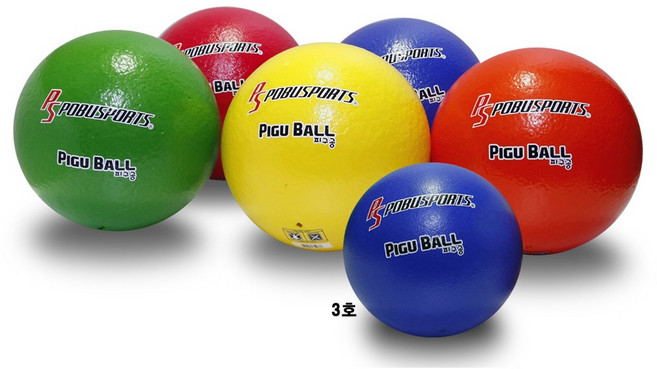 킹카 포부스포츠 피구공 4호, 초록, 3호_초록, 1개