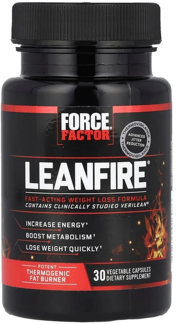 포스팩터 LeanFIRE 웨이트 로스 포뮬러 30정 팻버너 팻다운 베릴리언, 1개 - 쿠팡