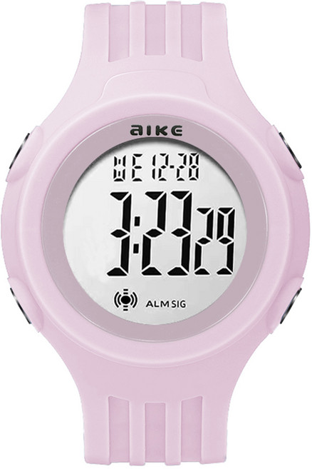 [SUNOEL] 3기압 방수 학생 오염이 적은 일체형 밴드 전자 손목시계 군입대 선물 AIKE 1509