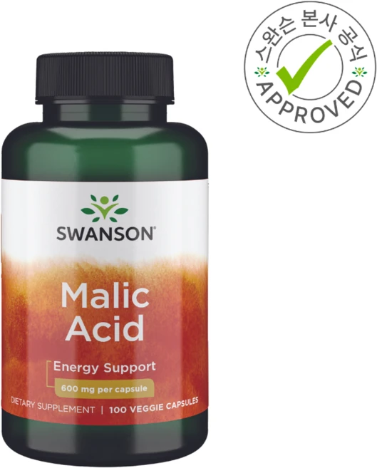 스완슨 말산 600mg 100베지캡슐, 2개, 100정 - 쿠팡