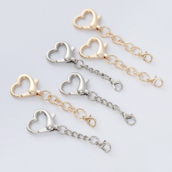 열쇠고리 키링고리 10pcs, 1개, 하트체인고리