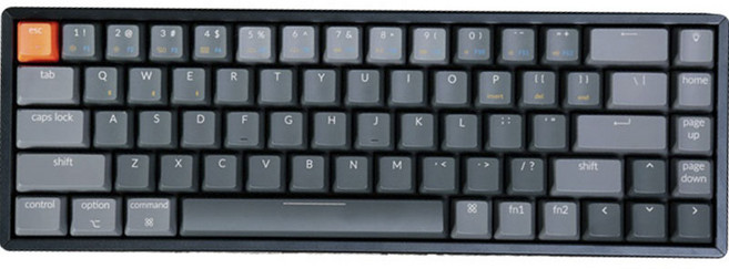 독거미키보드 S99 Mac용 블루투스 무선 기계식 키보드 RGB 다채로운 컬러 C395-259, 그레이, W1(적축), 텐키리스