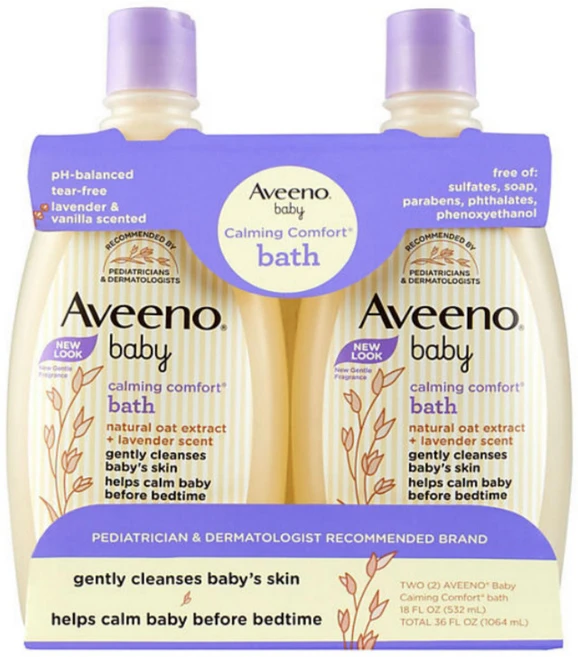 Aveeno 아비노 베이비 카밍 컴포트 바디워시 라벤다 바닐라 532ml, 2개 - 쿠팡