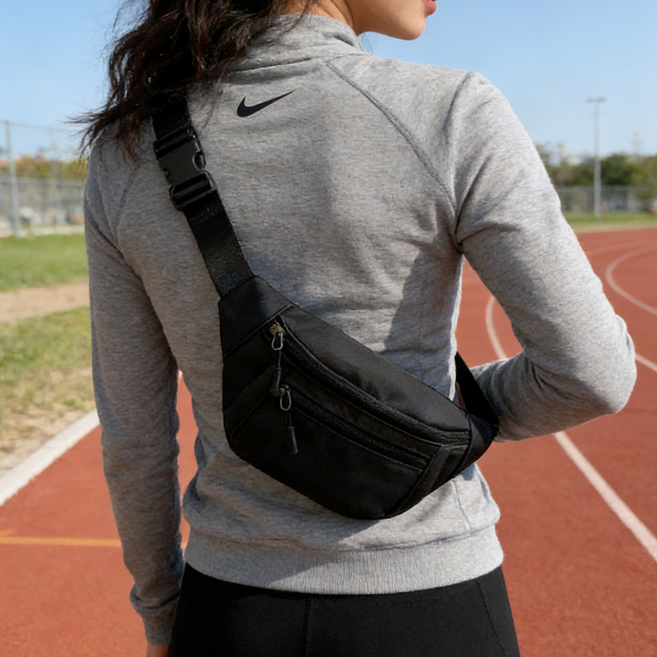 ZOZI 크로스백 다목적 보조가방 남녀공용 숄더백 일상용 운동용 여행용 힙색 가벼운 슬링백