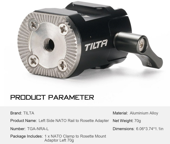 우측 레일 어댑터 가능 프로와 호환 RS2 RS3 프로 RS 좌측 RS4, [01] Left Side