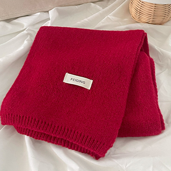 라이프그래피 베이직 무지 니트 머플러 8color 남자 여자 가을 겨울 목도리