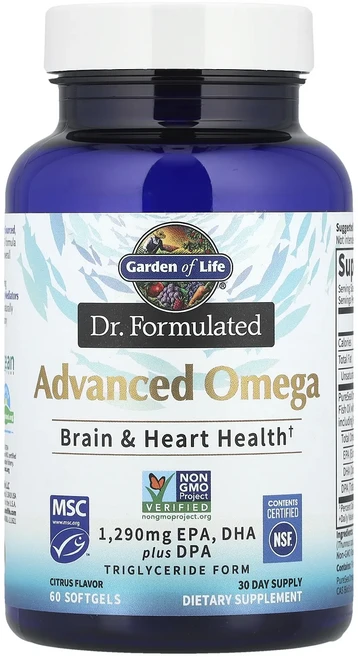 새해 첫좋은선물 Garden of Life 의사가 제조 고급 오메가 시트러스 소프트젤 60정(소프트젤 1정당 645mg) 제대로 할인합니다, GardenofLife의사가제조고급오메가시트러스소프트젤, 1개, 60정 - 쿠팡