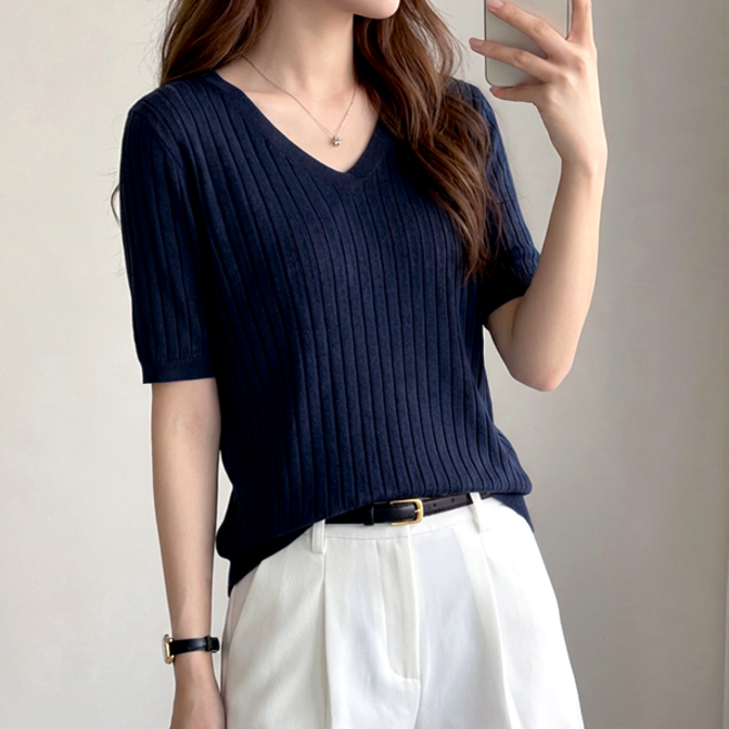 로렌미 로바인 브이 니트 S25SMKN032406