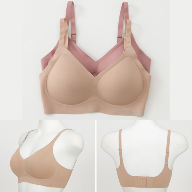 보디가드브라 무봉제 80수 모달 퓨징 심리스 노와이어브라(1매)